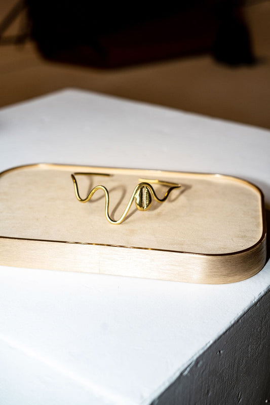 Wimbi gold cowrie chocker