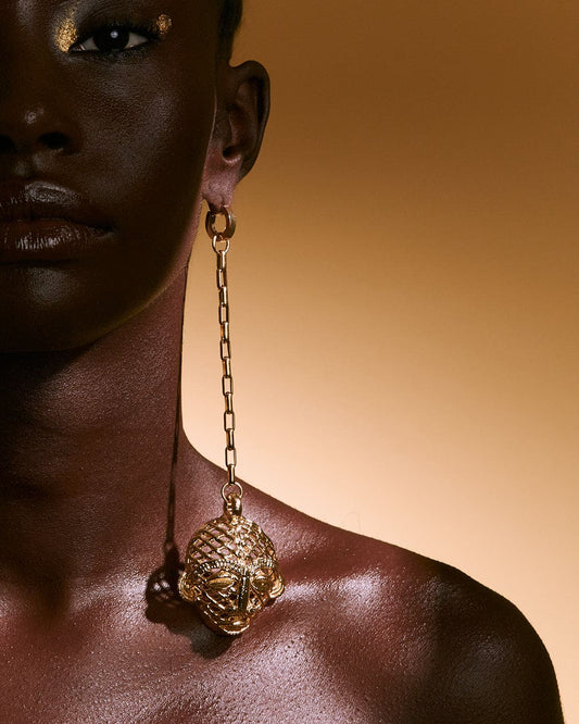 Manhyia mask earring