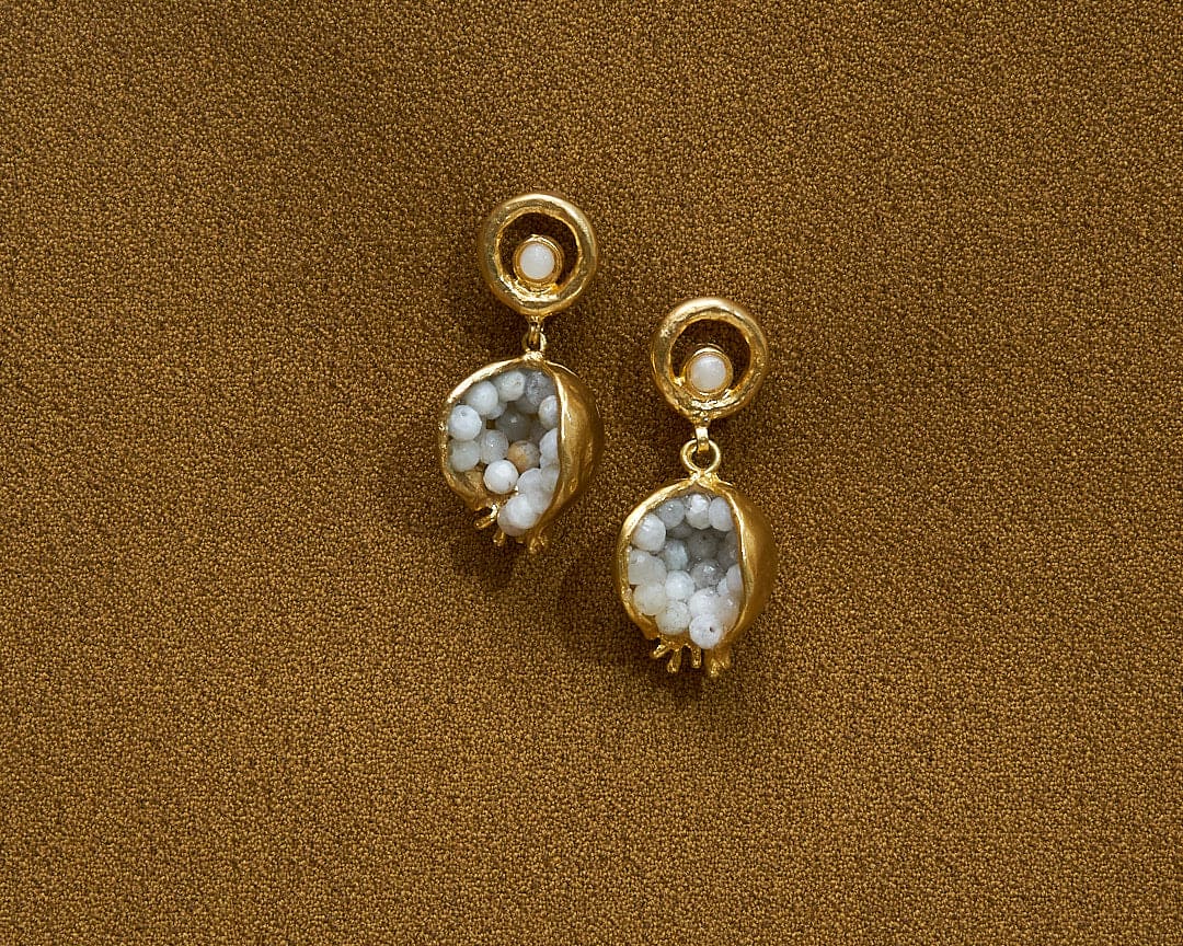 Manhyia pomegrenate earrings