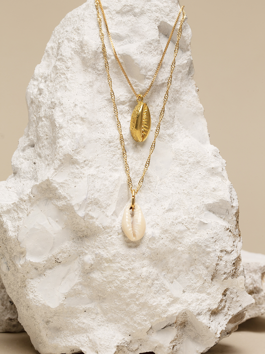 Cowrie Necklace Pendant Women Custom Design Gold African Jewellery
