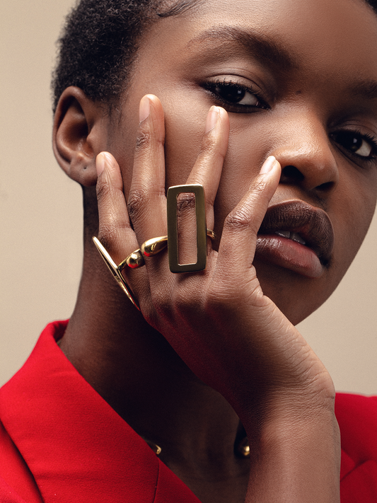 Jelani Ring Masai Kenyan African Women's Custom Design Jewellery