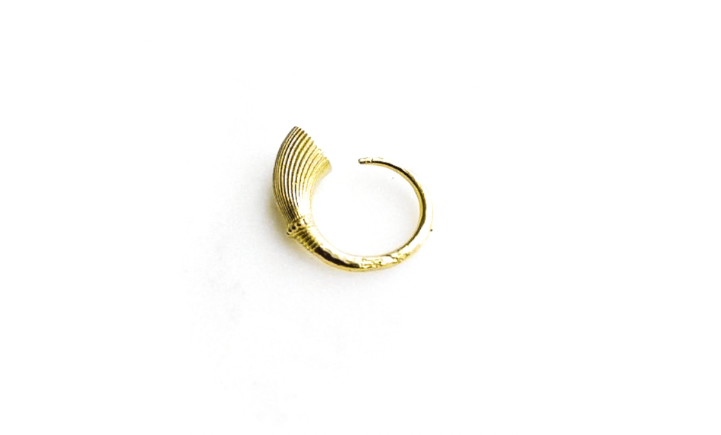 Bamun Trumpet Ring Women's African Custom Made Design Jewellery