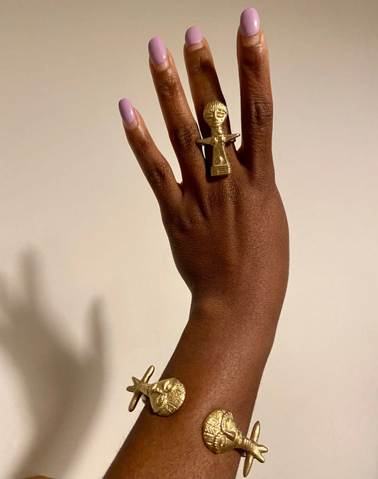 Akwaaba doll ring