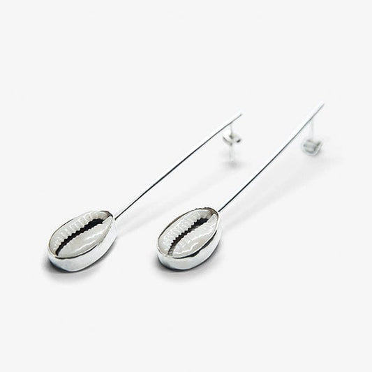 Boucles d'oreilles Mrembo en argent (longues)