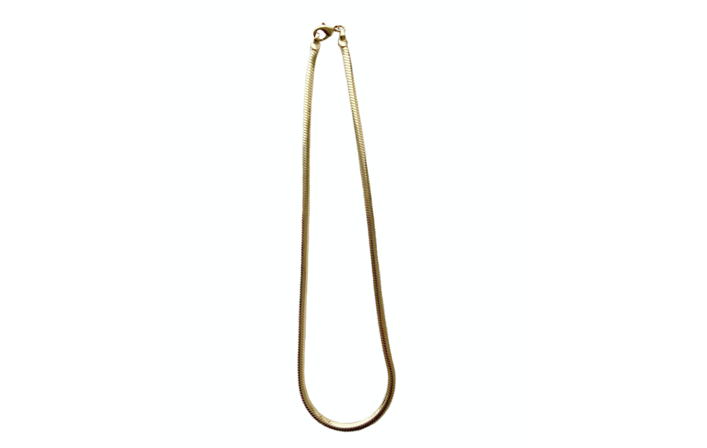 Thick Snake Chain Necklace Gold African Custom Design Jewellery