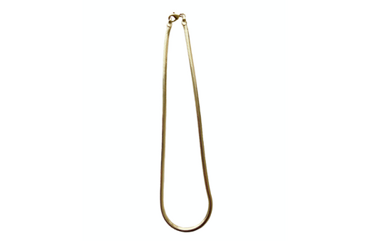 Thick Snake Chain Necklace Gold African Custom Design Jewellery