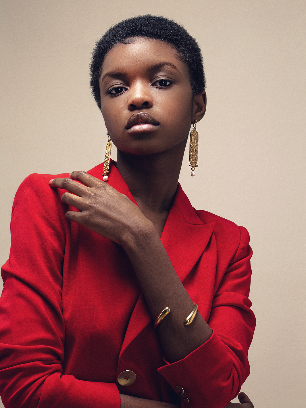 Jelani (twisted) Cuff Kenyan Bangle African Women's Custom Design Jewellery