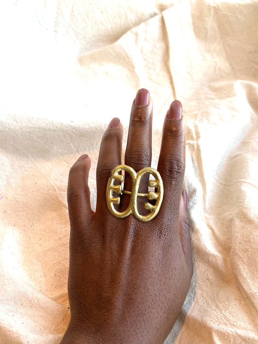 Ese ne tekerema maxi Women's Custom Design Gold African Jewellery