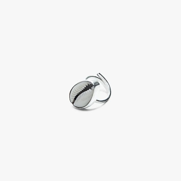 Bague cauri en argent