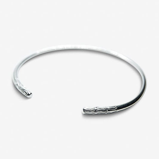 Jelani Chocker in silver (striped)